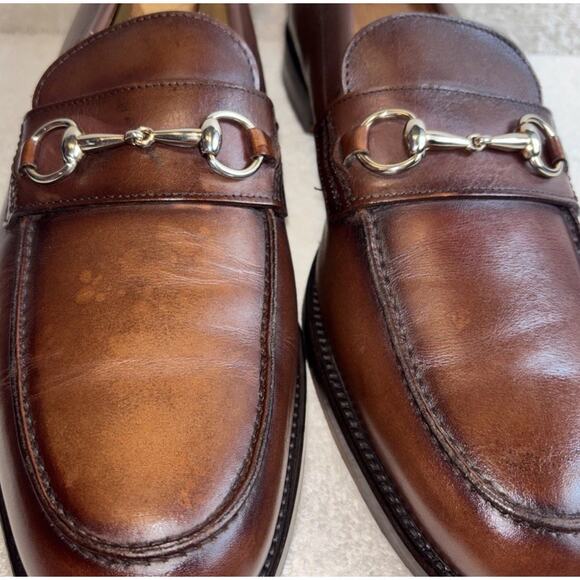 Mezlan Dress Shoes Horse Bit Ornament Slip On Loafer Leather Brown Size 11.5 main image 12